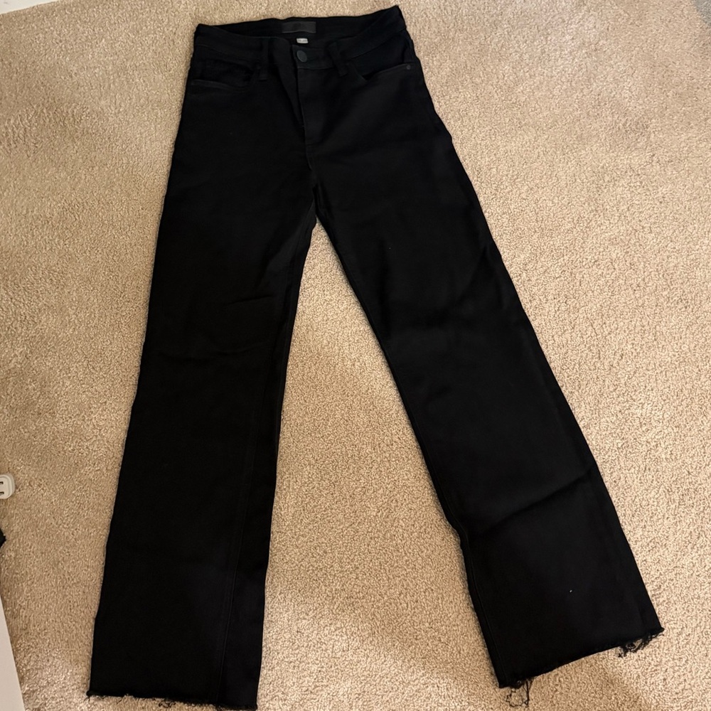 Kut from the Kloth Black High-Rise Wide Leg Jeans - Picture 6 of 8